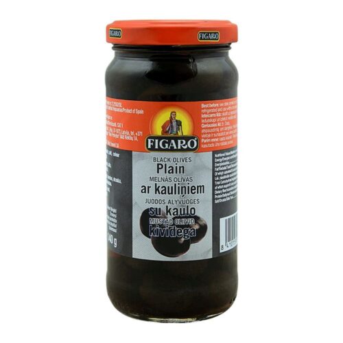 Figaro Black Olives Plain 240 gm