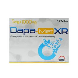 Dapa Met 5+1000mg tab 14s | sunny medicos
