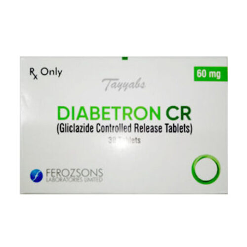 Diabetron cr 60mg 30s | sunny medicos